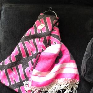 Pink Victoria’s Secret blanket Scarf
